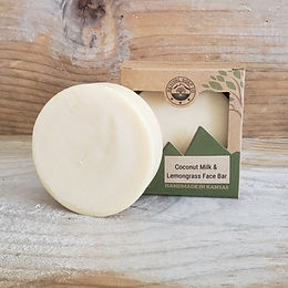 *Coconut Milk & Lemongrass Face Bar