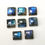 Thumbnail: 7mm/8mm/9mm/10mm Natural Labradorite Square Shape Flat Back Cabocho