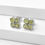 Thumbnail: Natural Peridot Gemstone 925 Sterling Silver Studs Earrings