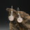 Thumbnail: Natural Rose Quartz Gemstone 925 Sterling Silver Dangle Earrings