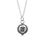 Thumbnail: 925 Sterling Silver Suraj Symbol Charm Pendant