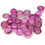 Thumbnail: Natural Pink Tourmaline 5mm Round Shape Flat Back Cabochon