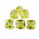 Thumbnail: 9mm/10mm/11mm/12mm Natural Lemon Quartz Cushion Cut Faceted Loose Gemstone