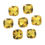 Thumbnail: 7mm/8mm/9mm/10mm Natural Citrine Cushion Cut Faceted Loose Gemstone