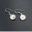 Thumbnail: Natural Pearl Gemstone 925 Sterling Silver Dangle Earrings