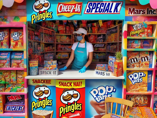 Snack Shack serving Kellanova products