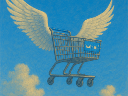 Walmart Shopping Cart with Wings