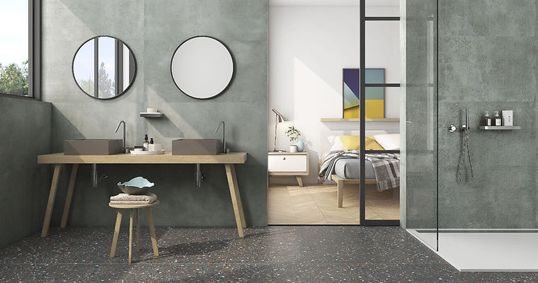 Inspiration Prissmacer - sol intérieur effet béton