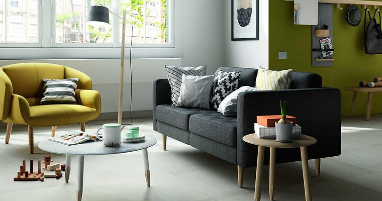 Plaster grey Marazzi - sol intérieur effet béton