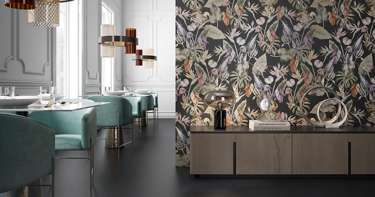 Decor Eden tendenza Pamesa - Carrelage effet végétaux