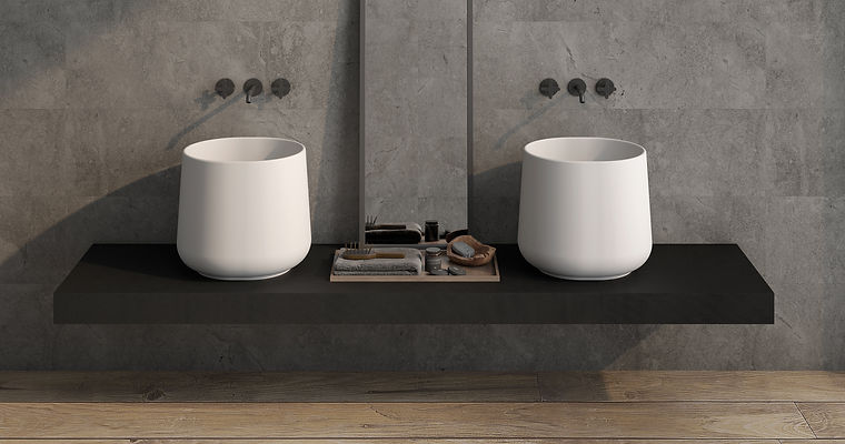 Vasque Spot 171 Scene Liso Blanco Hidrobox - Vasque Lavabo