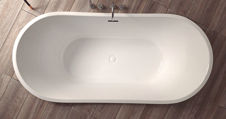 Baignoire Taris blanc 150x75 ; 170x90 B10