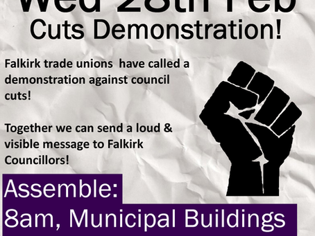 Council Cuts Demonstration - 28th Feb 2018