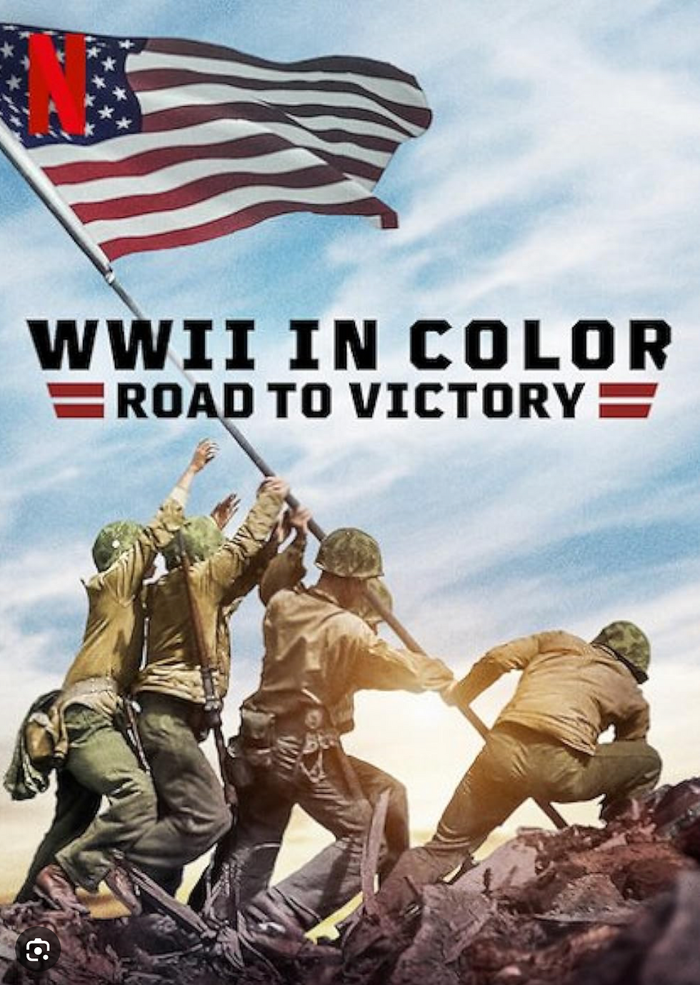 WWII in Color Poster