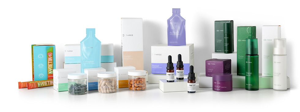 THREE™ products