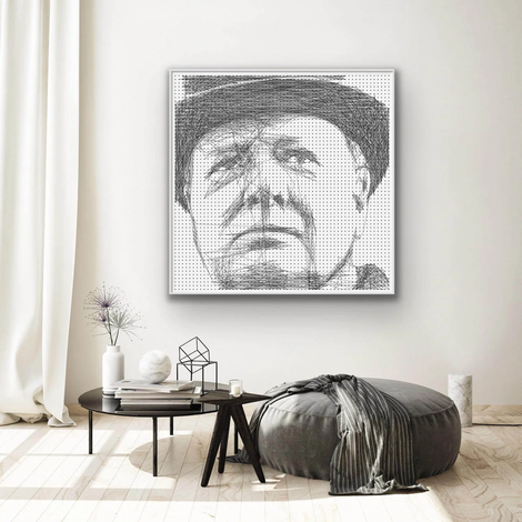 Winston Churchill String Art Project