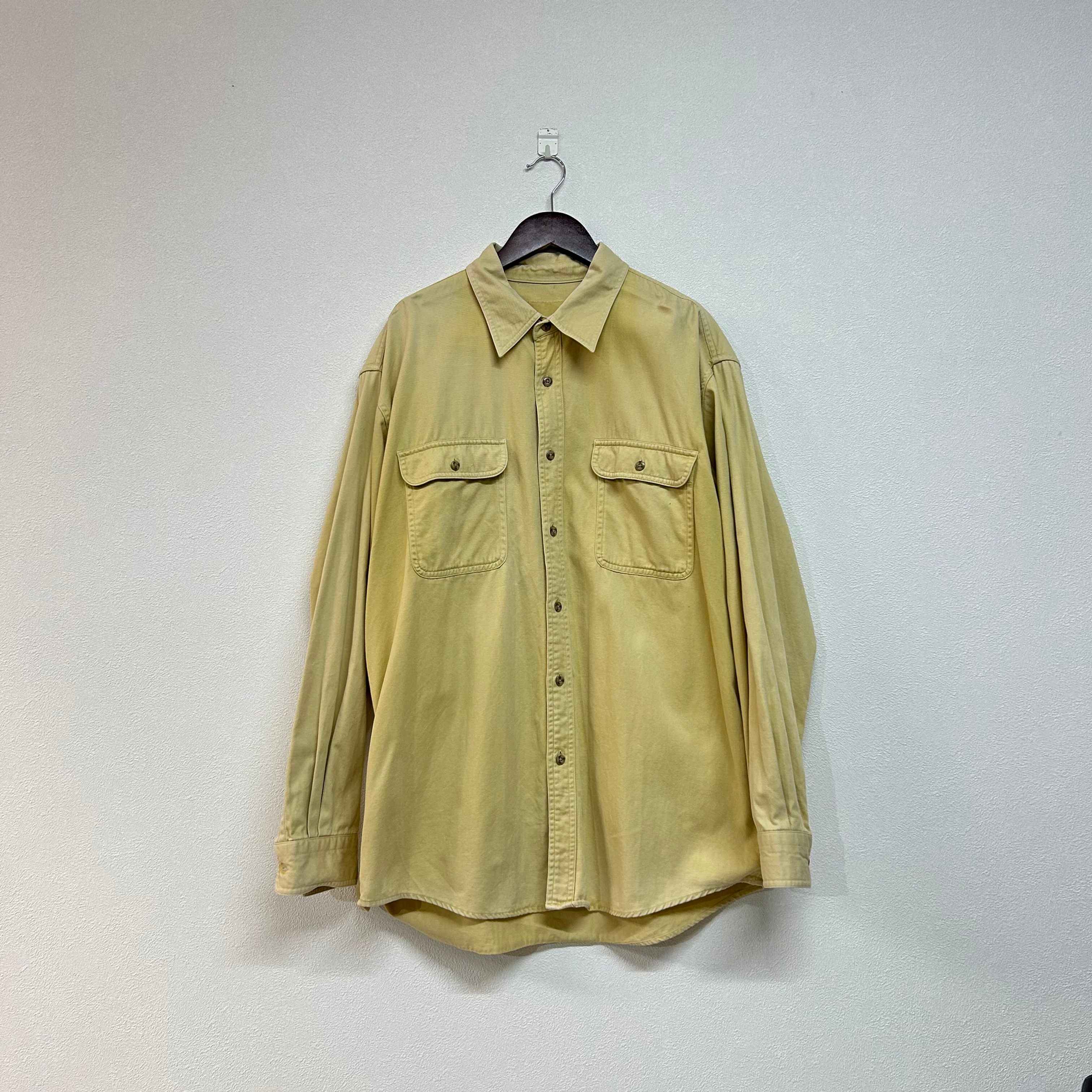 Feded Yellow Work Shirt