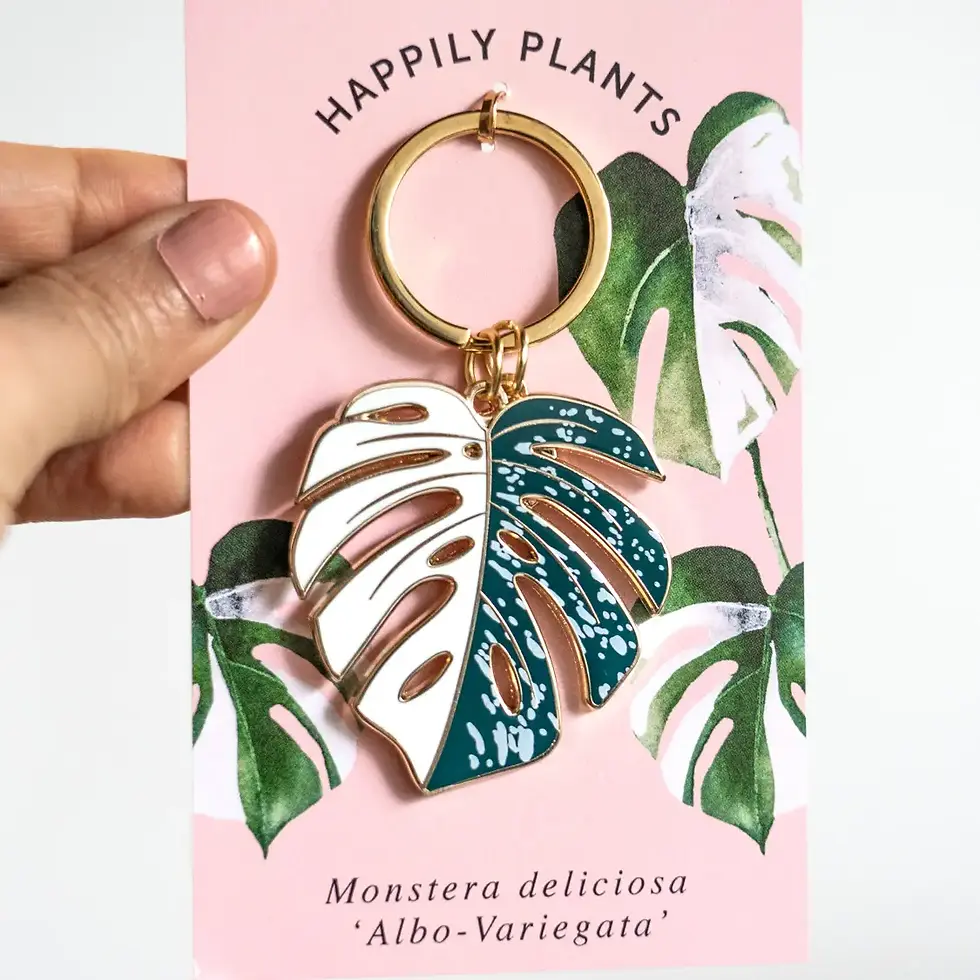 Thumbnail: Monstera Albo Keychain & Bag Charm