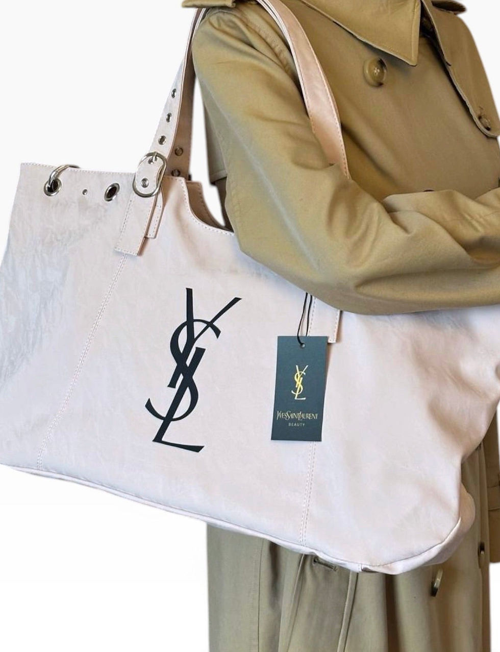 Thumbnail: VIP/GWP Powder Pink Oversized Tote Bag