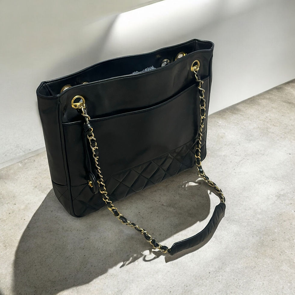 Miniaturbild: 1986’ Vintage CHANEL Classic Shopping Tote