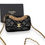 Thumbnail: CHANEL Purple/Black Rhinestone Halo Quilted Shoulder Bag