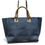 Thumbnail: Xl Denim Pearl Logo Deauville Tote