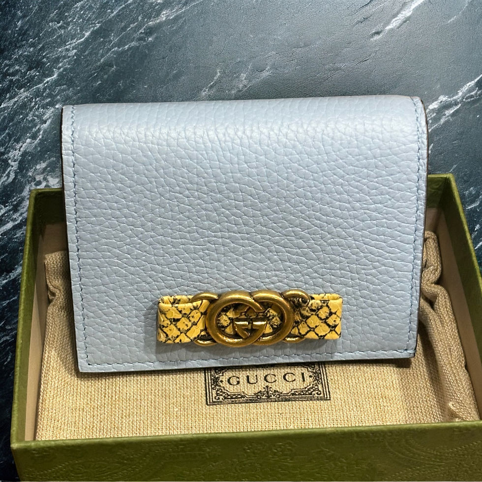 Miniatura: Baby Blue Gucci Interlocked G Wallet