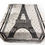 Thumbnail: CHANEL Black/White Eiffel Tower Print Scarf