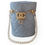 Thumbnail: CHANEL Baby Blue/Gold Mini Drawstring Bag