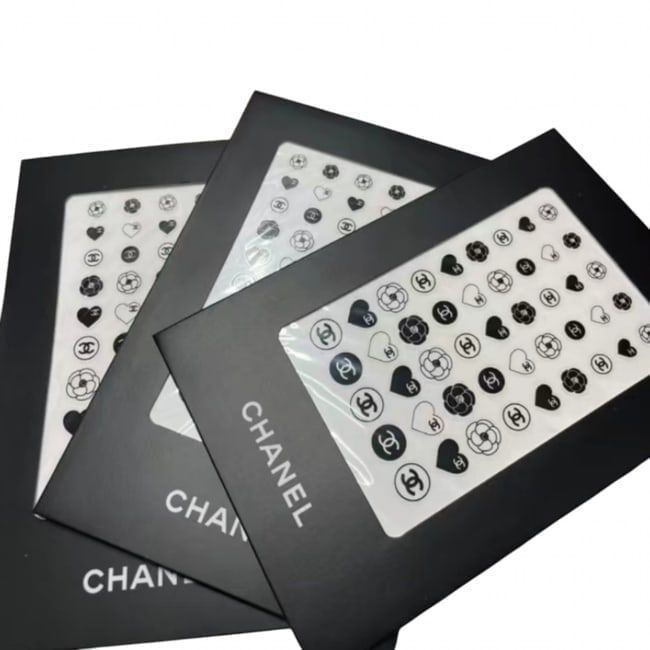 VIP/GWP Black Nail Sticker Set