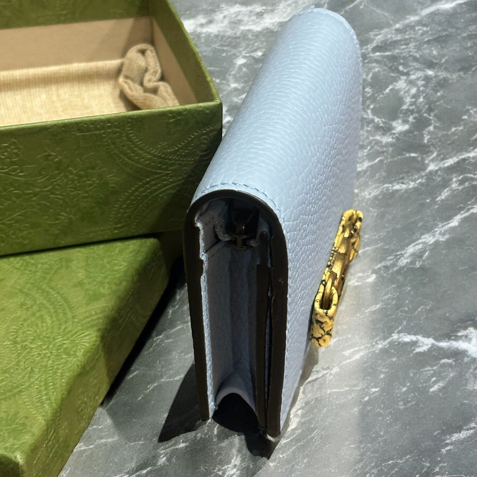 Miniatura: Baby Blue Gucci Interlocked G Wallet