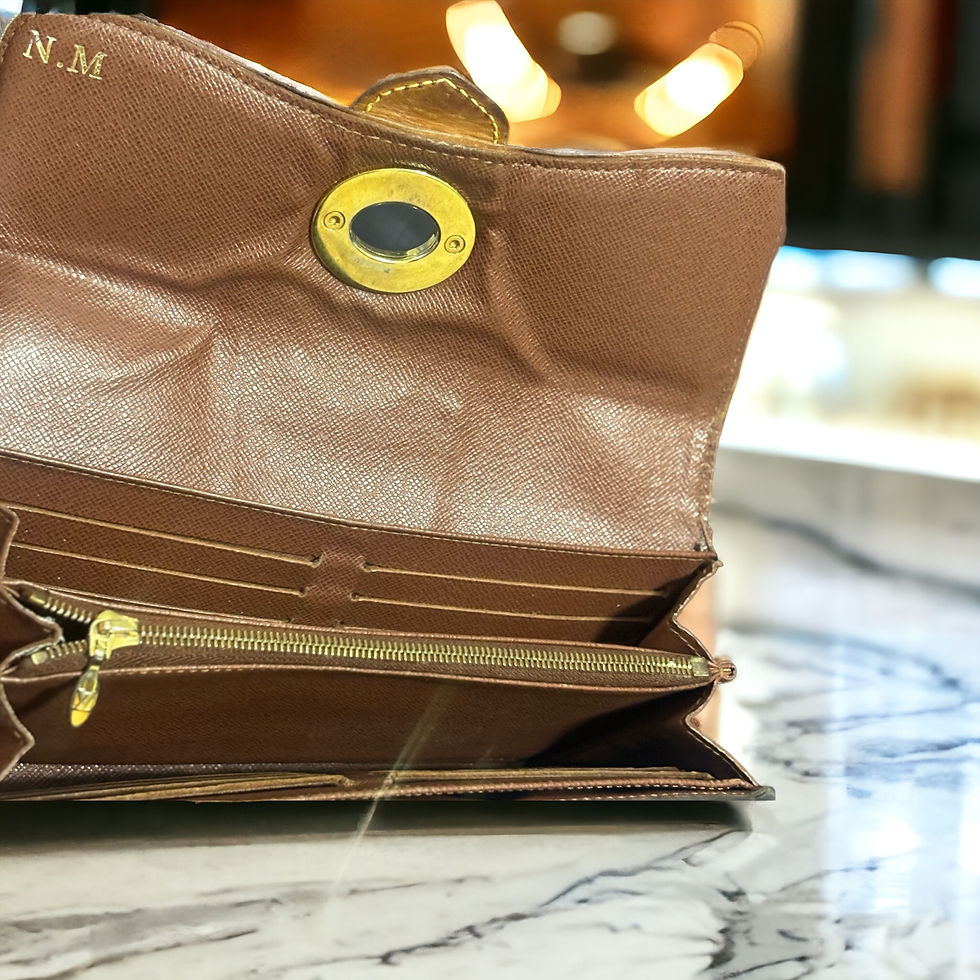 Miniature : Vintage Louis Vuitton Portefeuille Boétie Long Wallet