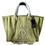 Thumbnail: CHANEL Lime & Silver Pearl Deauville Tote