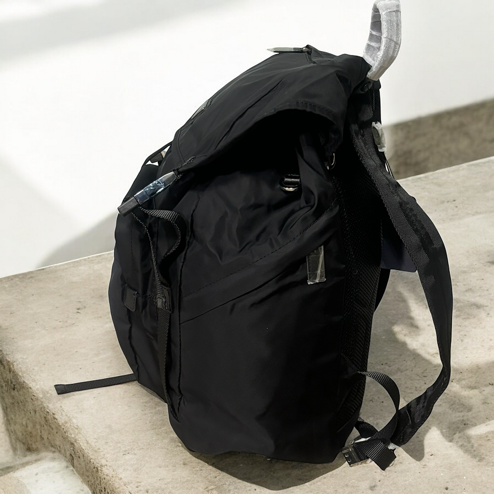 Thumbnail: Black Prada Re-Nylon Backpack