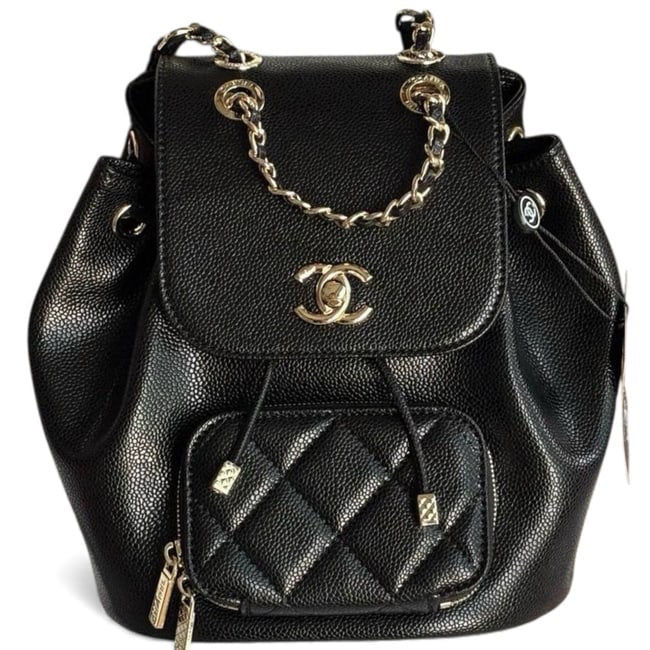 الصورة المصغرة: VIP/GWP Black CC Drawstring Backpack