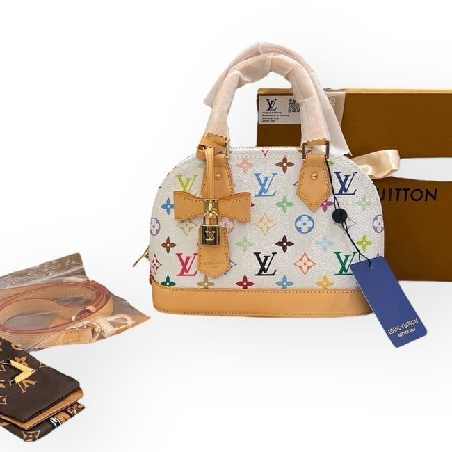 VIP/GWP White Multicolor Alma BB Bag
