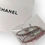 Thumbnail: CHANEL Silver/Rhinestone CC Logo Hair Clips