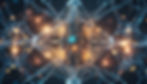 Abstract neural network with glowing nodes in blue and orange hues, interconnected by intricate lines, creating a futuristic digital vibe.