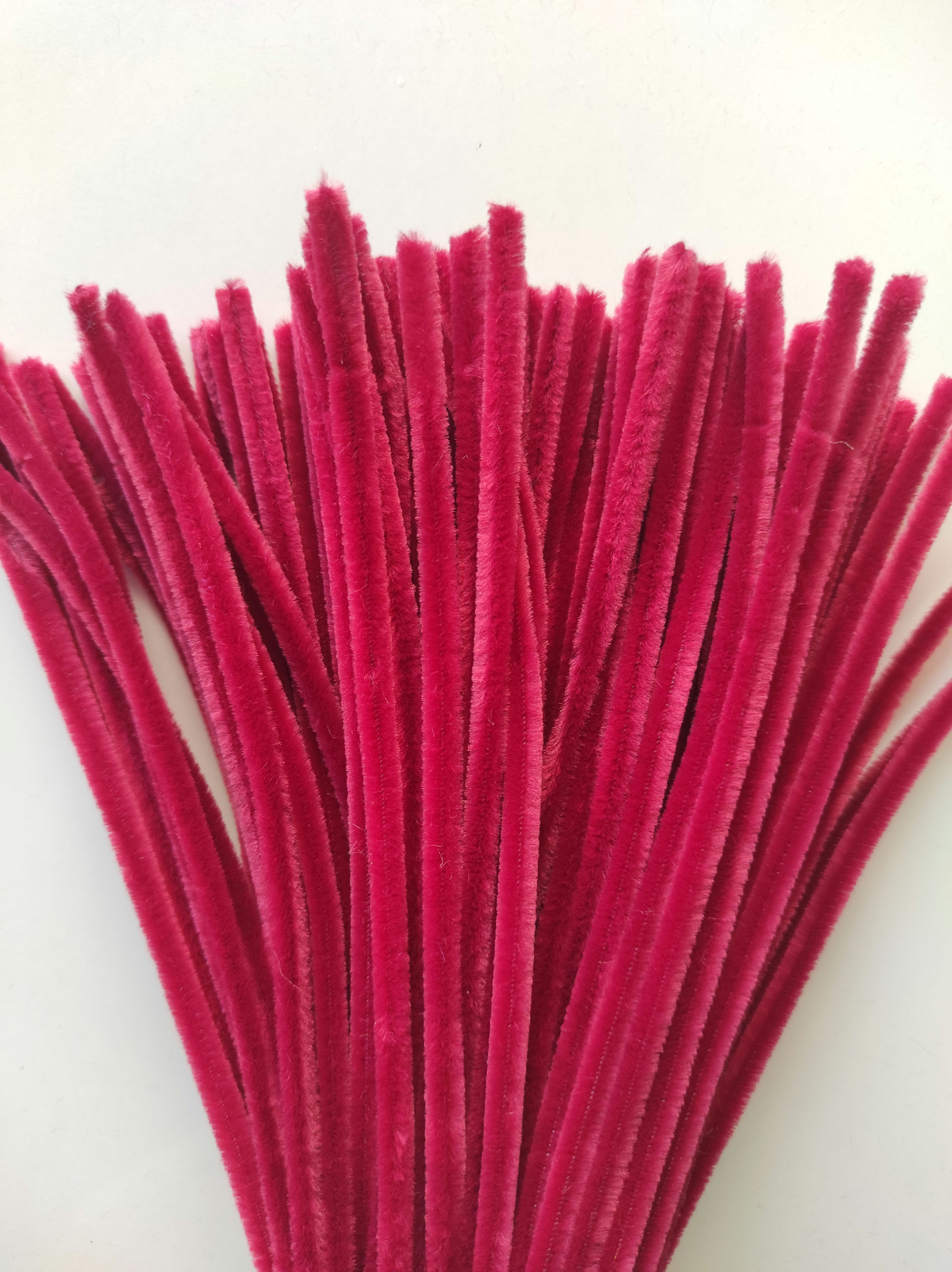 25 Adet Mercan Kırmızı Şönil