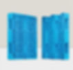 Thumbnail: GS-EN41210 Blue Plastic Pallet - 1200(L) x 1000(W) x 160(H)mm