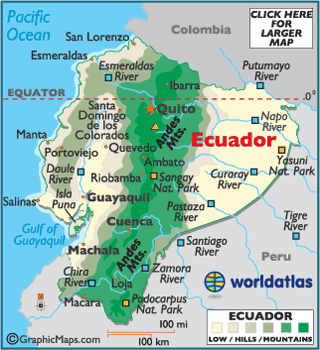 Ecuador map