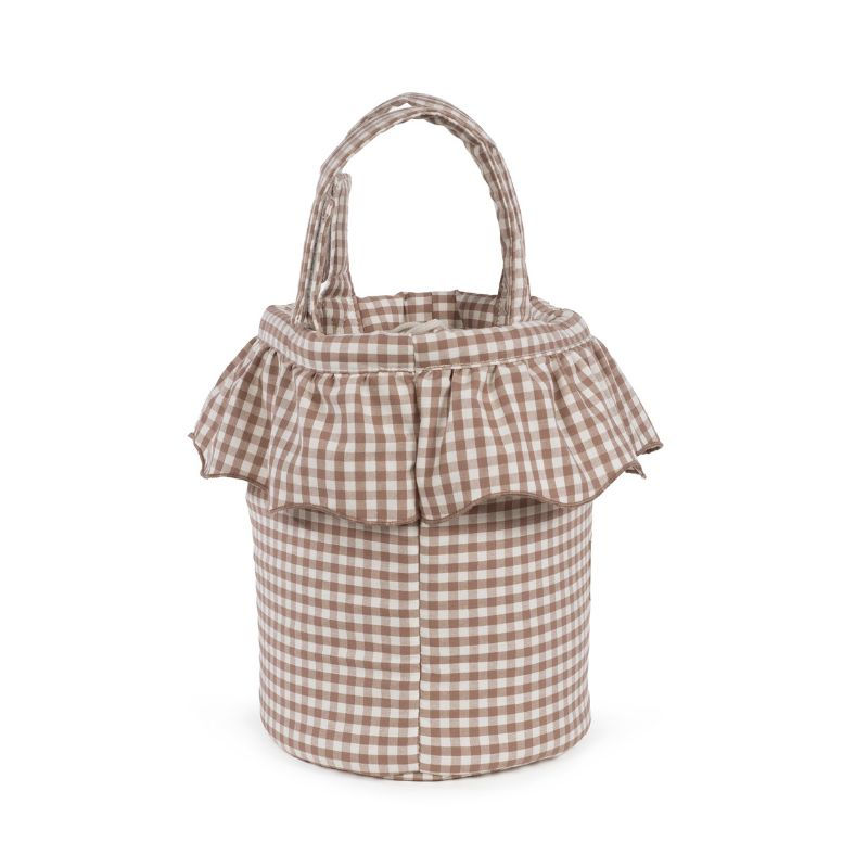 Miniatura: Bolsa Bucket Praliné Vichy Walking Mum