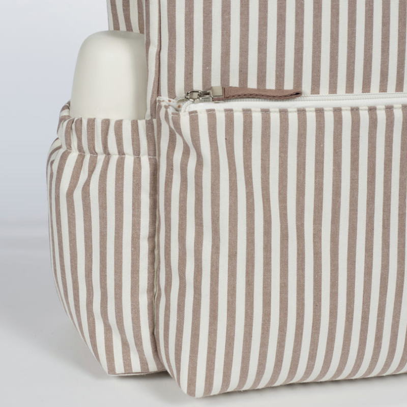 Miniatura: Mochila Maternidade Praliné Strips Walking Mum
