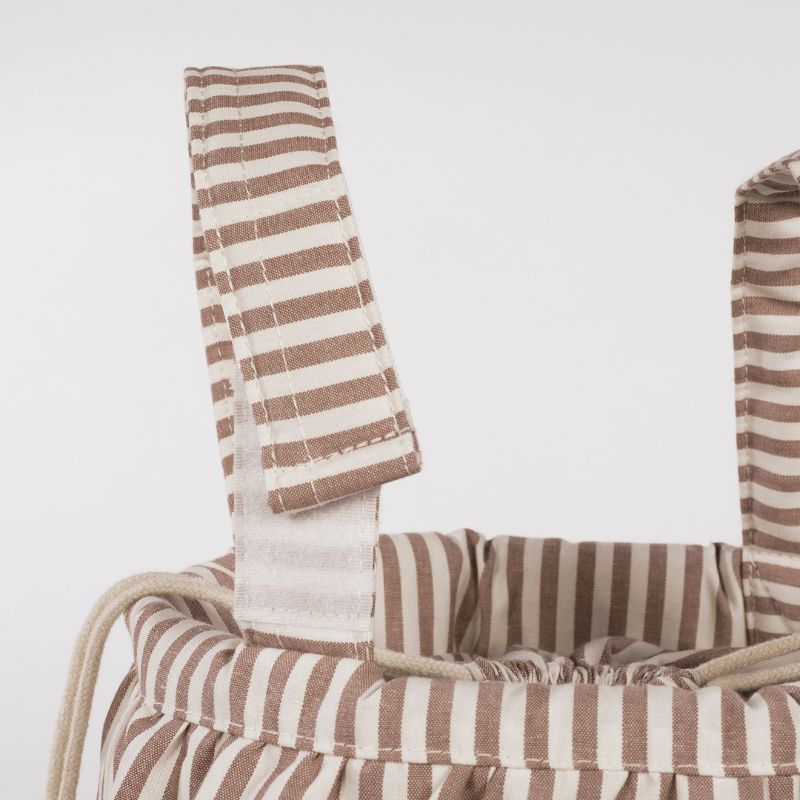 Miniatura: Bolsa Bucket Praliné Stripes Walking Mum
