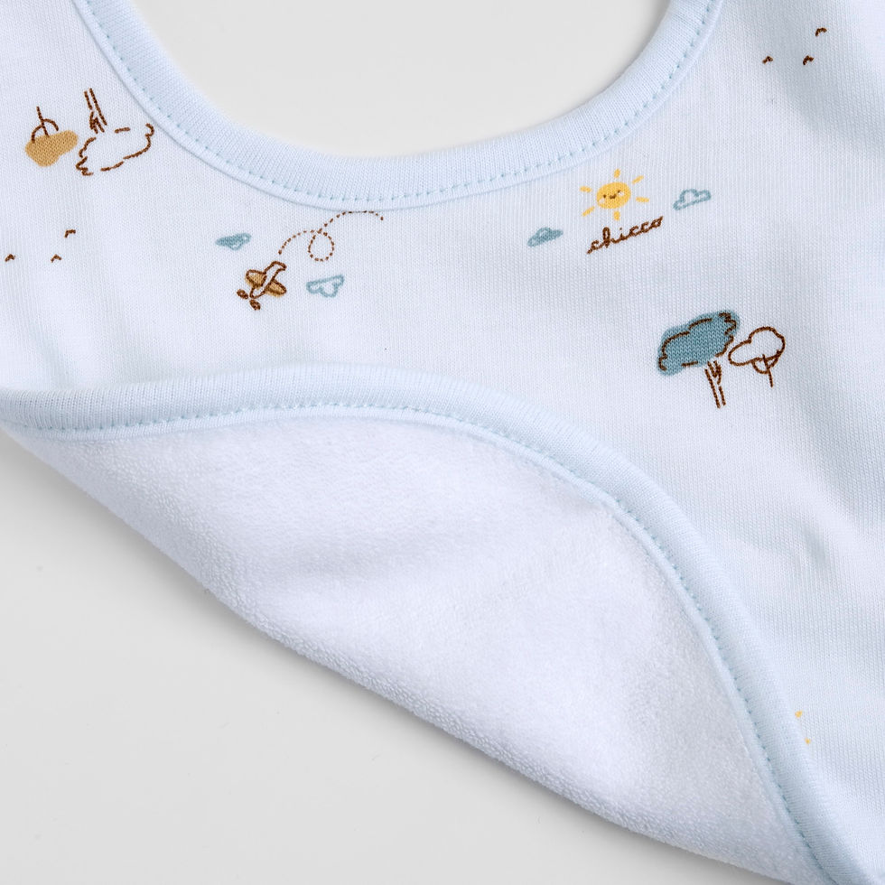 Thumbnail: Conjunto Babygrow, babete e gorro