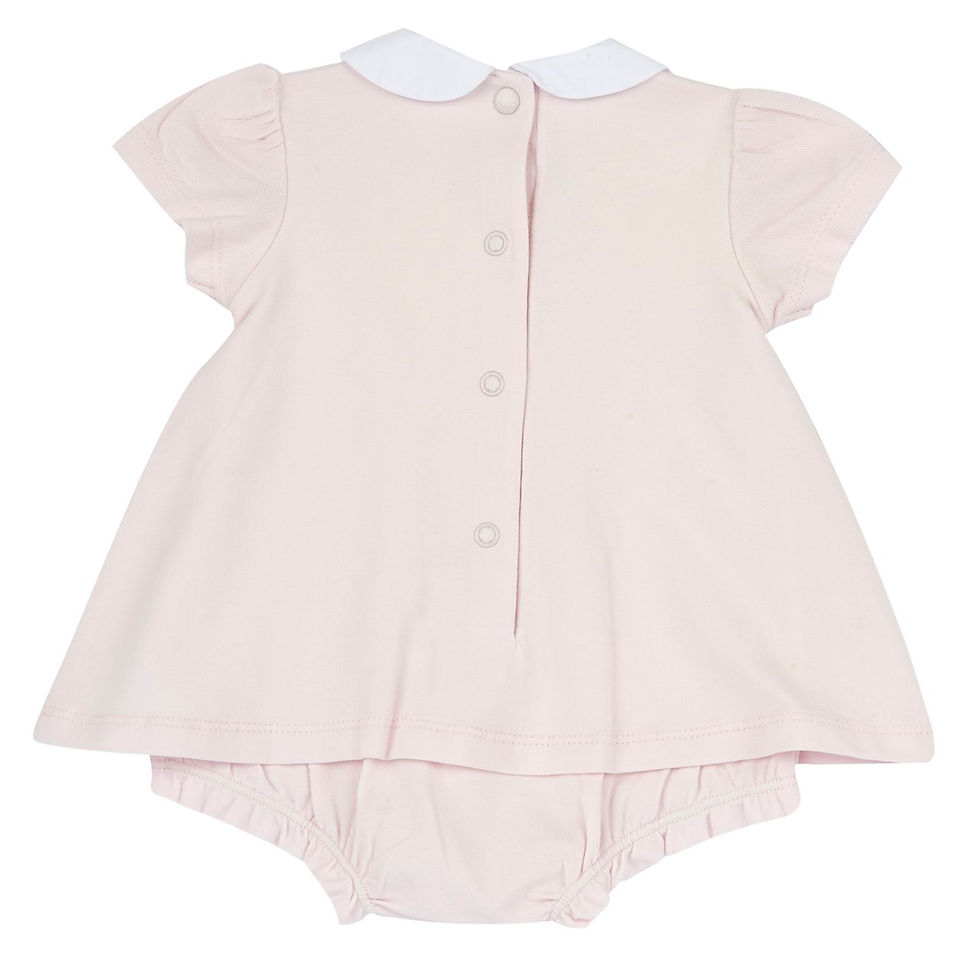 Miniatura: Macacão Efeito Vestido Cor-de-rosa