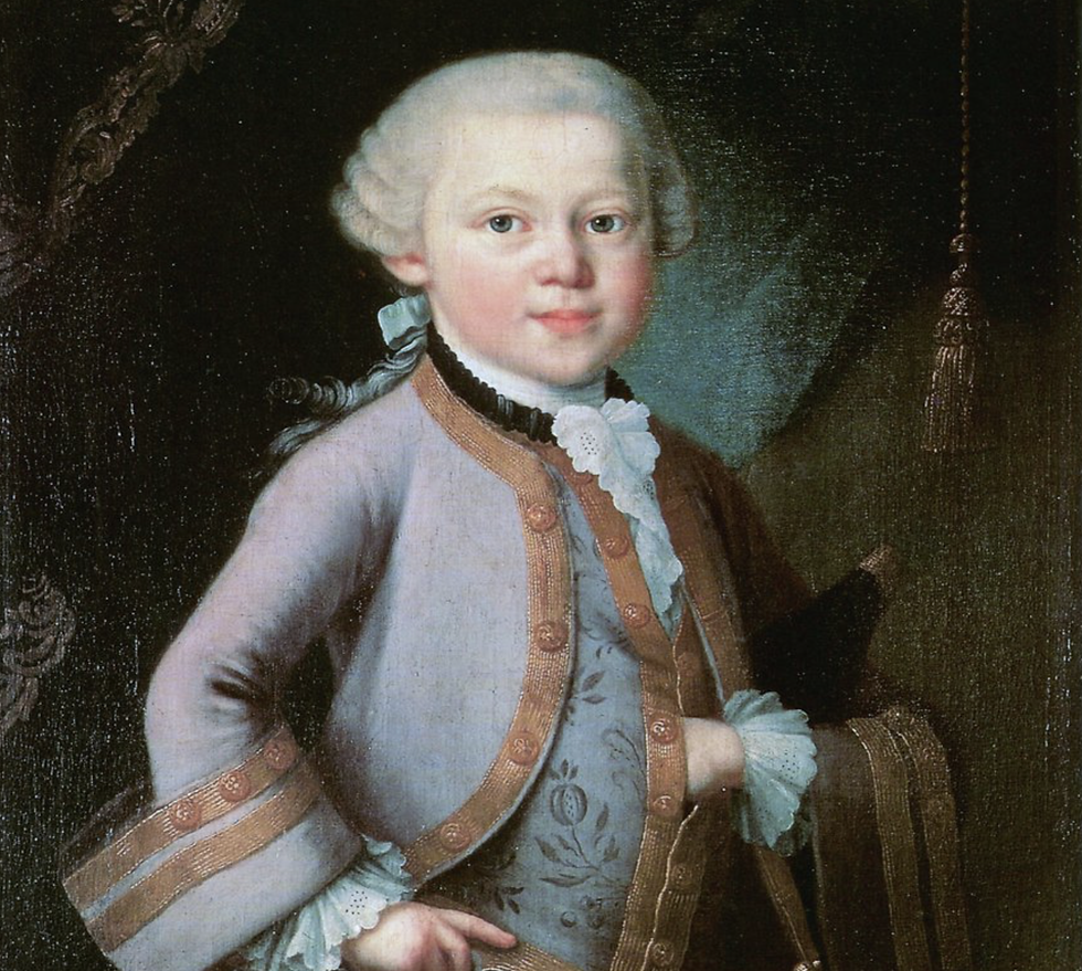 Mozart komponiert - Schulprojekt