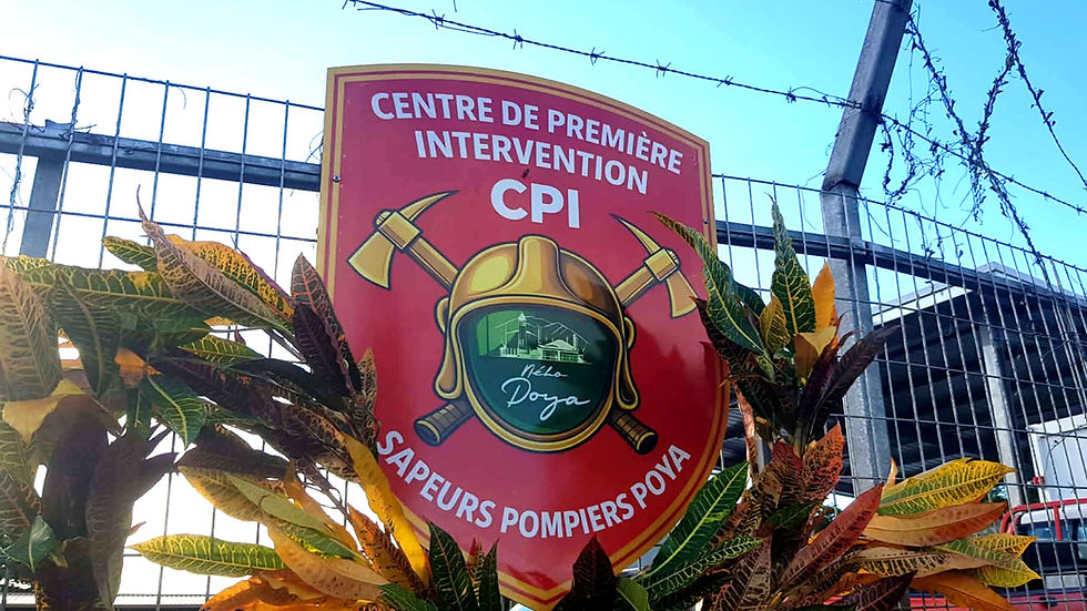 Inauguration du Centre de PremiĂšre Intervention (CPI) de la commune de Poya đ