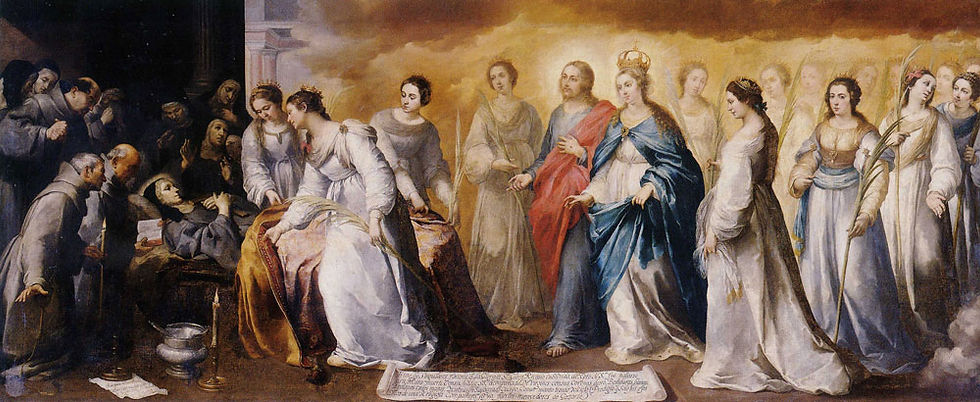 Bartolomé Esteban Murillo, La Mort de sainte Claire