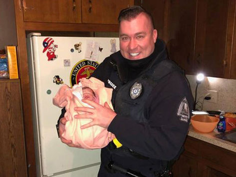 Mass. Police Officer Helps Woman in Labor Deliver Her Baby Girl